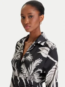 Guess Sukienka koktajlowa W5YK00 WF1T2 Zielony Regular Fit
