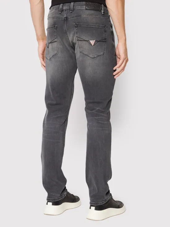 Guess Sweter Angeles M2YAN2 D4Q52 Szary Slim Fit