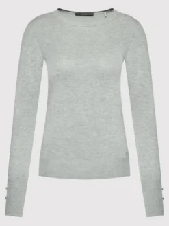 Guess Sweter Elinor W2YR30 Z2V62 Szary Regular Fit