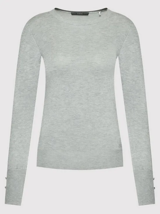 Guess Sweter Elinor W2YR30 Z2V62 Szary Regular Fit