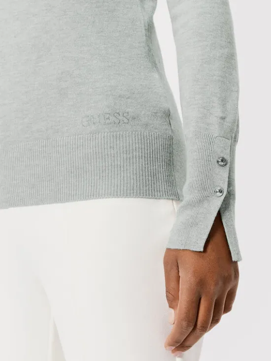 Guess Sweter Elinor W2YR30 Z2V62 Szary Regular Fit