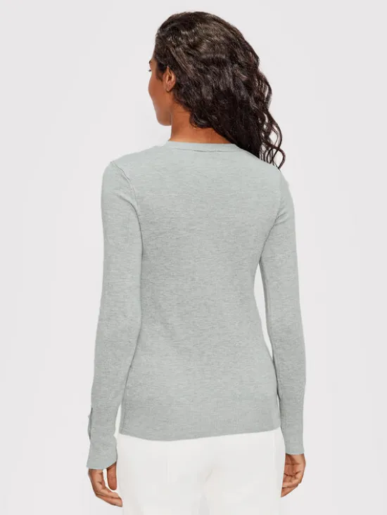 Guess Sweter Elinor W2YR30 Z2V62 Szary Regular Fit