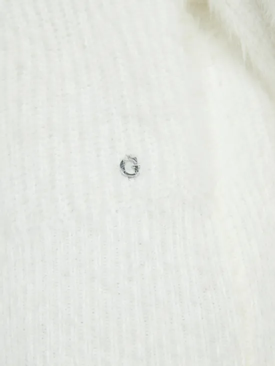 Guess Sweter Keyla W4BR25 Z3BH0 Écru Regular Fit