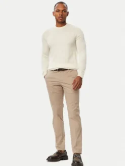 Guess Sweter M6BR36 Z1415 Kremowy Regular Fit
