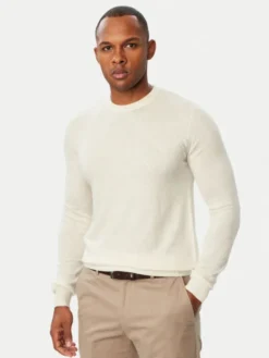 Guess Sweter M6BR36 Z1415 Kremowy Regular Fit
