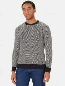 Guess Sweter M5BR23 Z0491 Szary Regular Fit