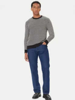 Guess Sweter M5BR23 Z0491 Szary Regular Fit