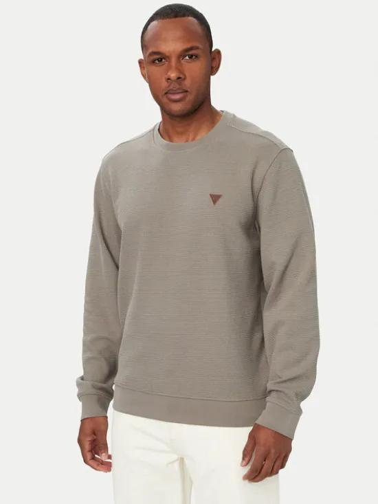 Guess Sweter M6YQ24 K4245 Szary Regular Fit