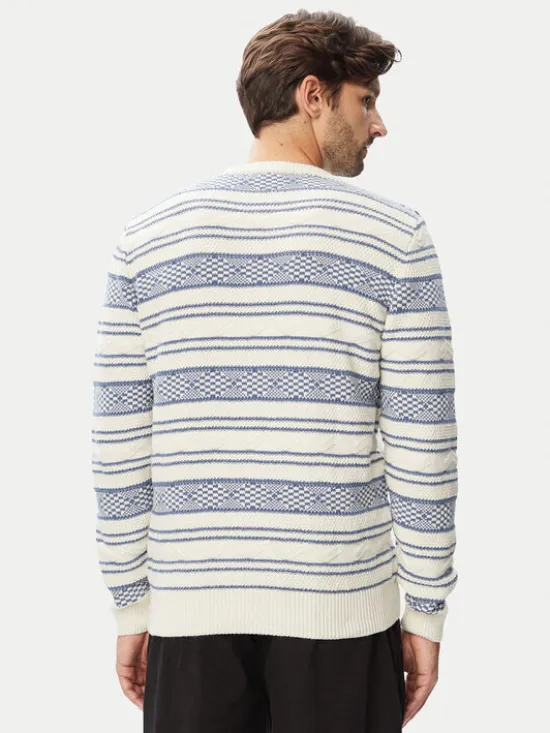 Guess Sweter M6YR15 Z0920 Kremowy Regular Fit