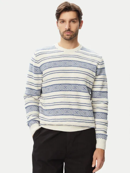 Guess Sweter M6YR15 Z0920 Kremowy Regular Fit