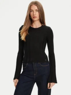 Guess Sweter W5YR13 Z3OT0 Czarny Regular Fit