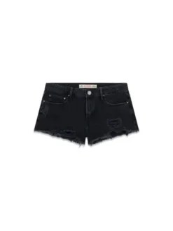 Guess Szorty jeansowe 183139 Czarny Short Fit