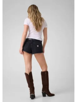 Guess Szorty jeansowe 183139 Czarny Short Fit