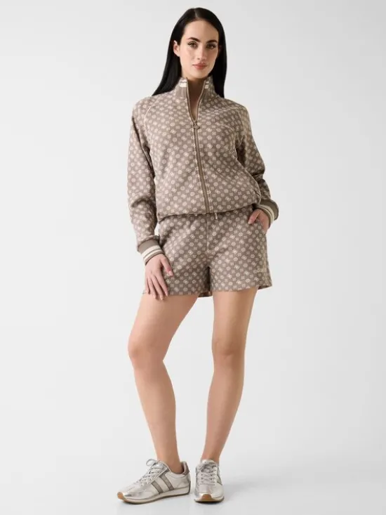 Guess Szorty materiałowe 176131 Beżowy Classic Fit