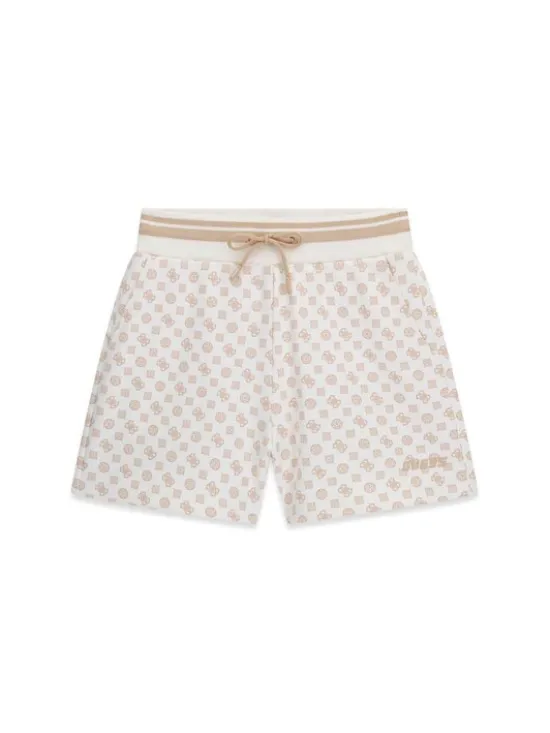 Guess Szorty materiałowe 176131 Biały Classic Fit