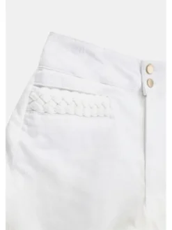 Guess Szorty materiałowe 183153 Biały Short Fit