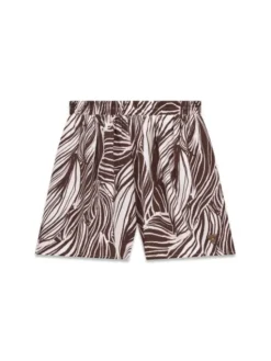 Guess Szorty materiałowe 182078 Brązowy Classic Fit