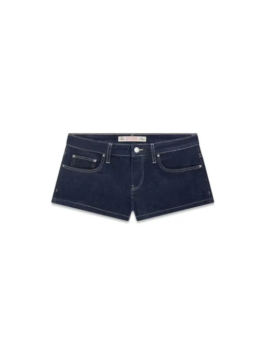 Guess Szorty materiałowe 183138 Niebieski Short Fit
