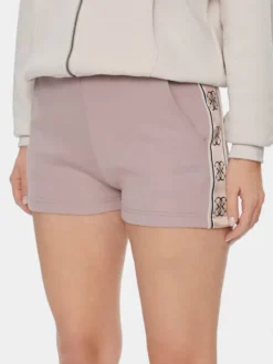 Guess Szorty sportowe Britney V3GD13 KB3P2 Beżowy Loose Fit