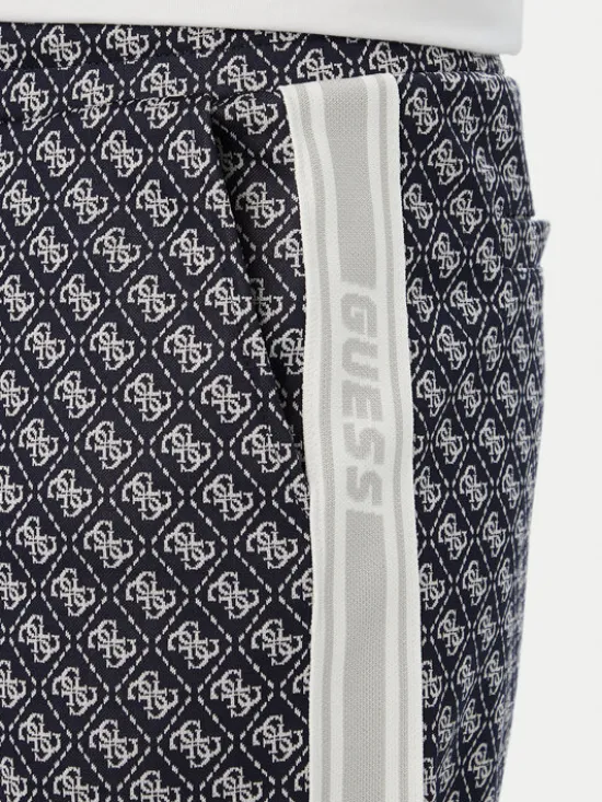 Guess Szorty sportowe Z6GD12 K3220 Granatowy Regular Fit