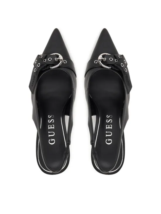 Guess Szpilki FLPPSE ELE05 Czarny