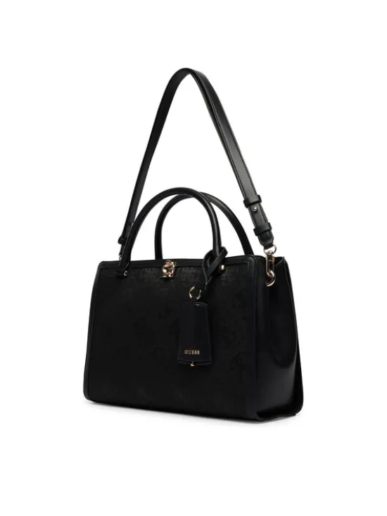 Guess Torebka Audrey Logo HWJG97 55070 Czarny