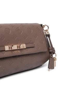 Guess Torebka Carmella HWPD22 25200 Beżowy ciemny