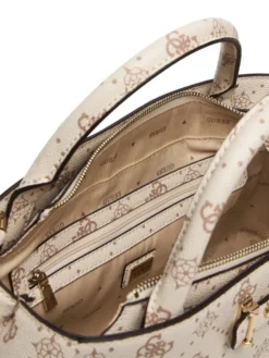 Guess Torebka Carrie Logo HWGP98 98060 Écru