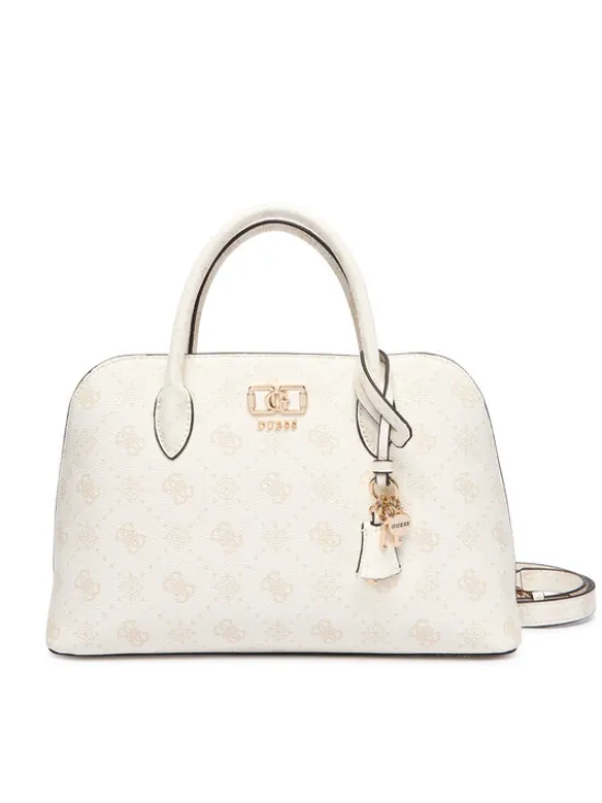 Guess Torebka Emelie Logo HWGP99 28060 Biały
