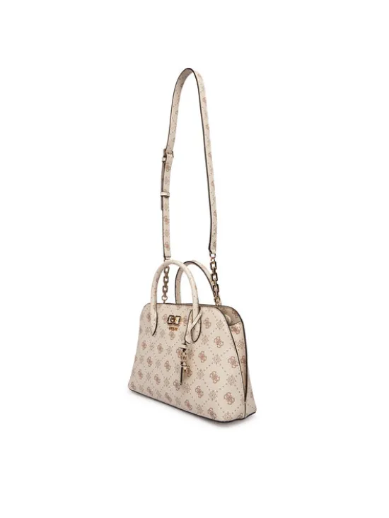 Guess Torebka Emelie Logo HWGP99 28060 Écru