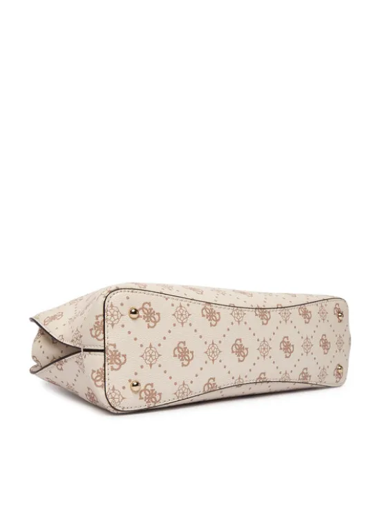 Guess Torebka Emelie Logo HWGP99 28060 Écru