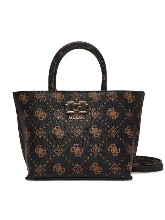 Guess Torebka Emelie Logo Mini HWGP99 28750 Brązowy