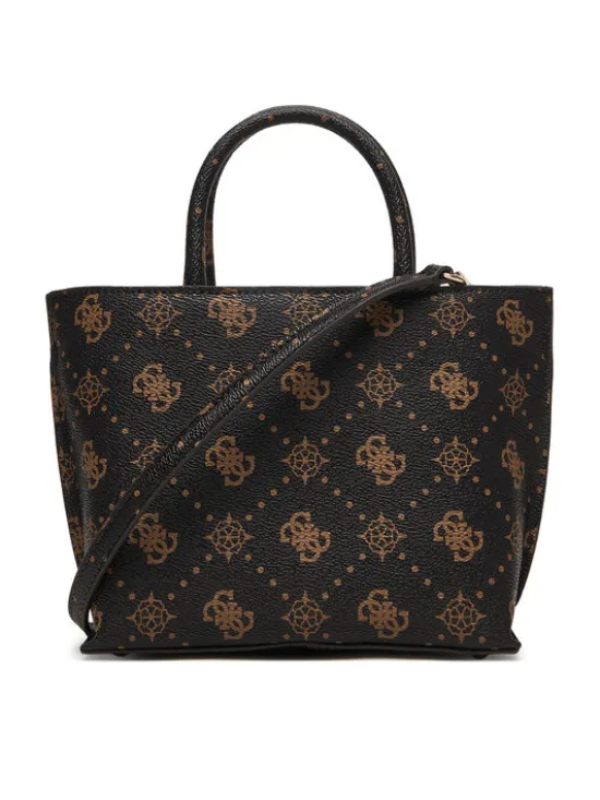 Guess Torebka Emelie Logo Mini HWGP99 28750 Brązowy
