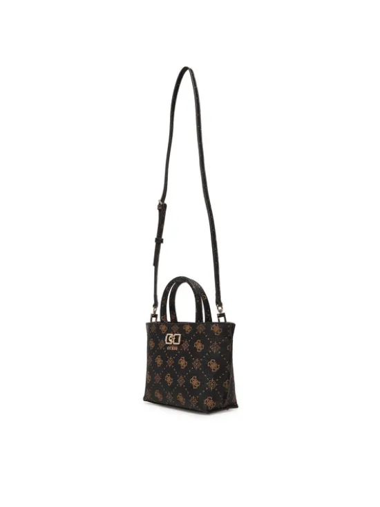 Guess Torebka Emelie Logo Mini HWGP99 28750 Brązowy
