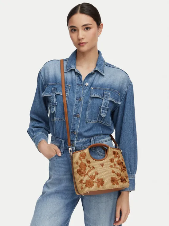 Guess Torebka Kristern Mini HWWF97 43760 Beżowy