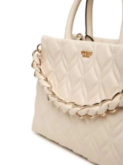 Guess Torebka Maxine HWQG97 33060 Kremowy