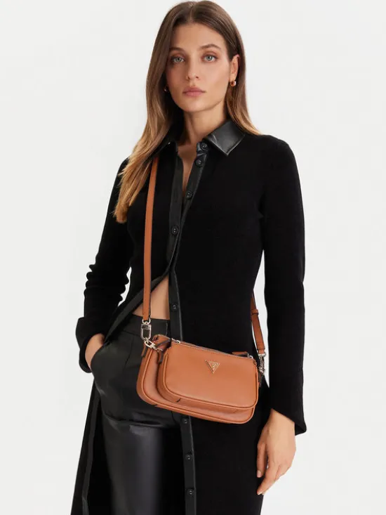 Guess Torebka Noelle II Mini HWZG96 72710 Brązowy