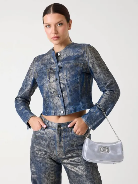 Guess Torebka 177237 Srebrny