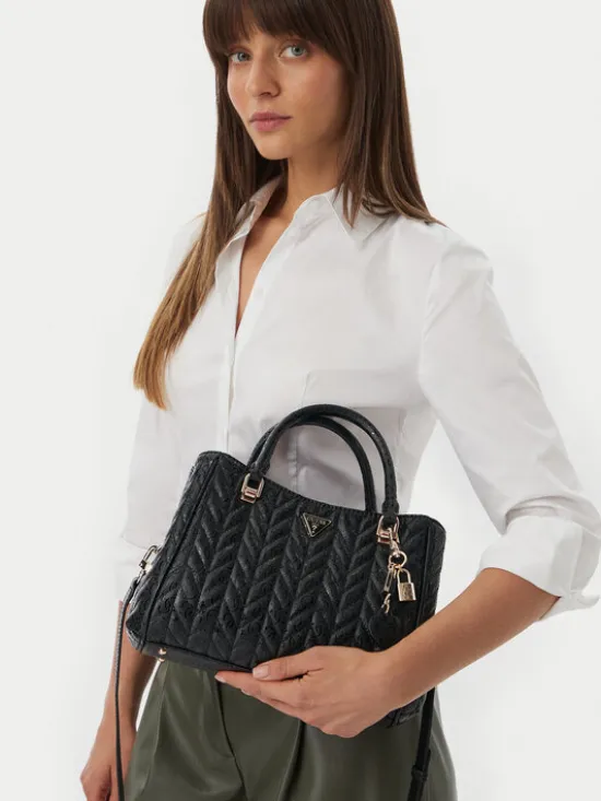 Guess Torebka Stacey HWGG97 41060 Czarny