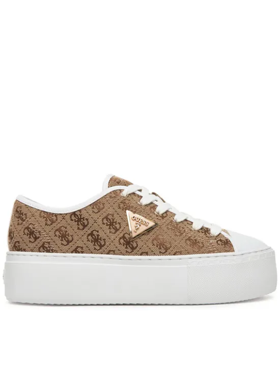 Guess Trampki FLJJZ4 FAL12 Beżowy