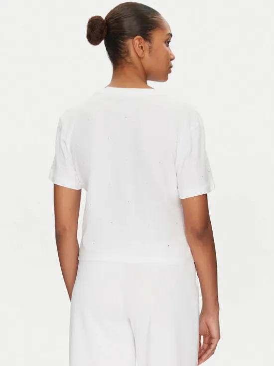 Guess T-Shirt V5GI00 I3Z14 Biały Boxy Fit