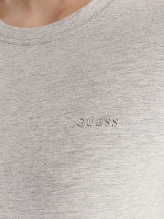 Guess T-Shirt V6RI07 J1314 Szary Regular Fit