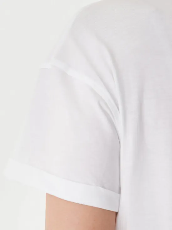 Guess T-Shirt W6GI17 K3037 Biały Regular Fit