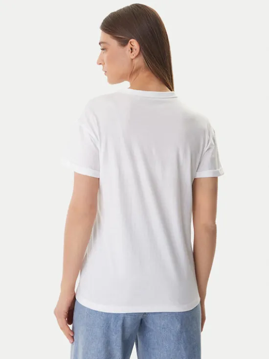 Guess T-Shirt W6GI17 K3037 Biały Regular Fit