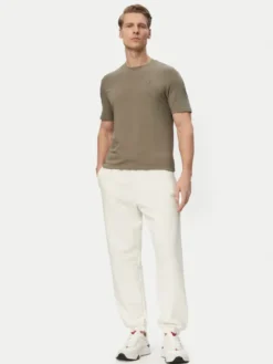 Guess T-Shirt Z2YI12 JR06K Khaki Regular Fit
