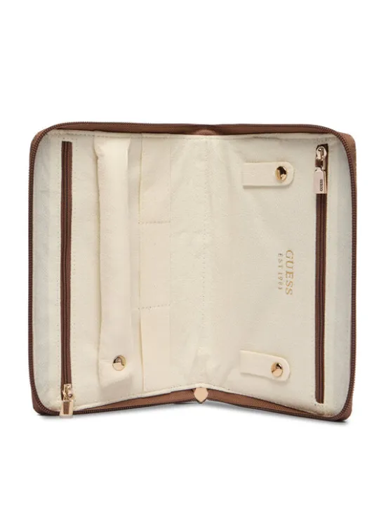 Guess Zestaw etui Berta Travel TXOB86 88048 Brązowy