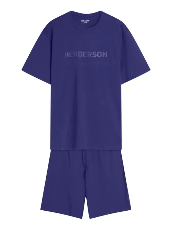 Henderson Piżama 42795 Niebieski Regular Fit