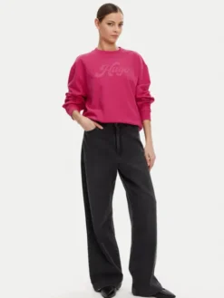 HUGO Bluza Deroxina 50541169 Różowy Relaxed Fit