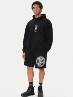 HUGO Bluza Duwrestie 50542399 Czarny Regular Fit