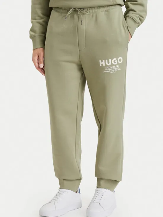 HUGO Dres Nazardo 50571220 Beżowy Regular Fit